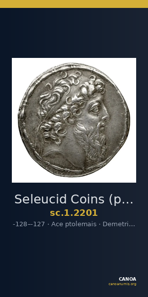 Seleucid Coins (part 2) 2201 — CANOA