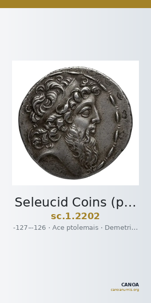 Seleucid Coins (part 2) 2202 — CANOA