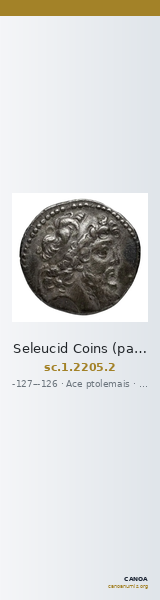Seleucid Coins (part 2) 2205.2 — CANOA