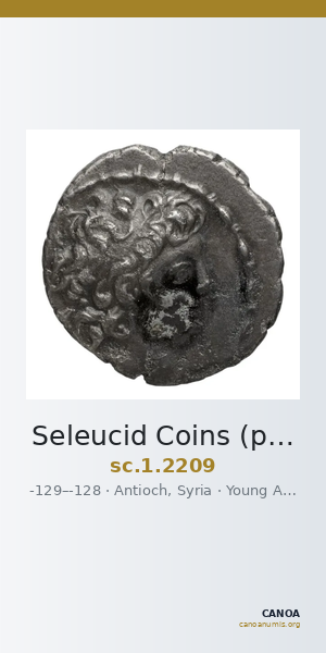 Seleucid Coins (part 2) 2209 — CANOA