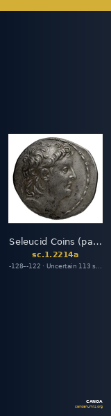 Seleucid Coins (part 2) 2214a — CANOA