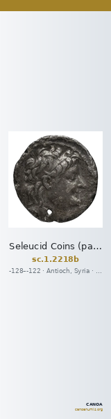 Seleucid Coins (part 2) 2218b — CANOA