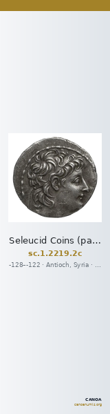 Seleucid Coins (part 2) 2219.2c — CANOA