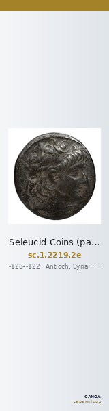 Seleucid Coins (part 2) 2219.2e — CANOA