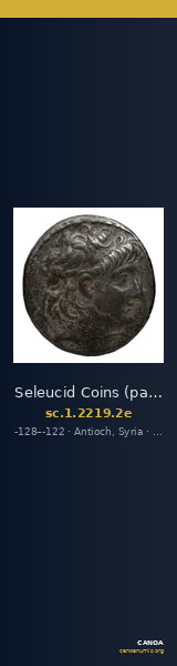 Seleucid Coins (part 2) 2219.2e — CANOA