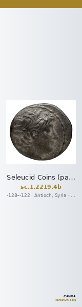 Seleucid Coins (part 2) 2219.4b — CANOA