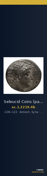 Seleucid Coins (part 2) 2219.4b — CANOA