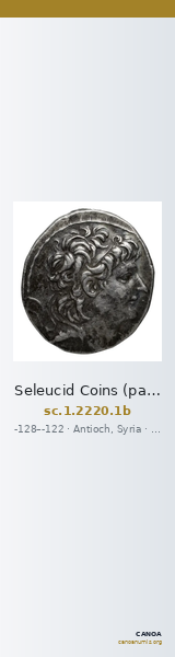 Seleucid Coins (part 2) 2220.1b — CANOA
