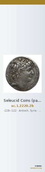 Seleucid Coins (part 2) 2220.2b — CANOA