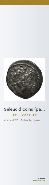 Seleucid Coins (part 2) 2221.1c — CANOA
