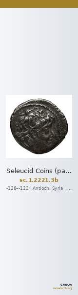 Seleucid Coins (part 2) 2221.3b — CANOA
