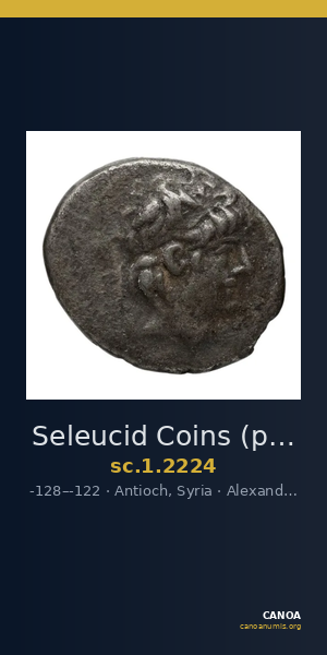 Seleucid Coins (part 2) 2224 — CANOA