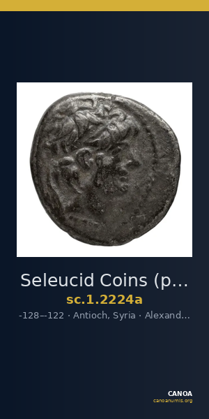 Seleucid Coins (part 2) 2224a — CANOA