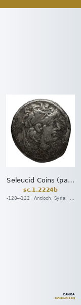 Seleucid Coins (part 2) 2224b — CANOA