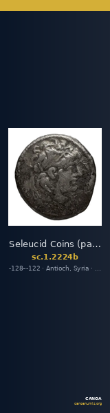 Seleucid Coins (part 2) 2224b — CANOA