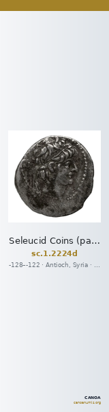 Seleucid Coins (part 2) 2224d — CANOA