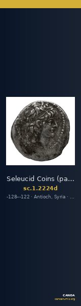Seleucid Coins (part 2) 2224d — CANOA