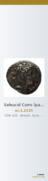 Seleucid Coins (part 2) 2225 — CANOA