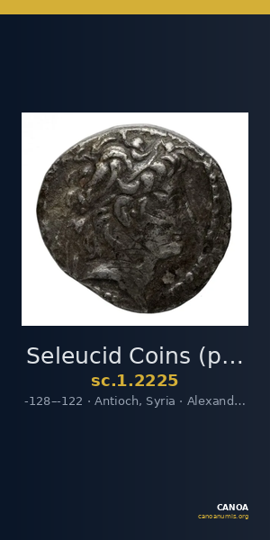 Seleucid Coins (part 2) 2225 — CANOA