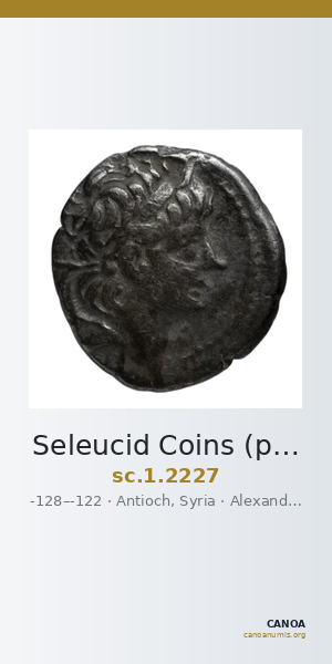 Seleucid Coins (part 2) 2227 — CANOA