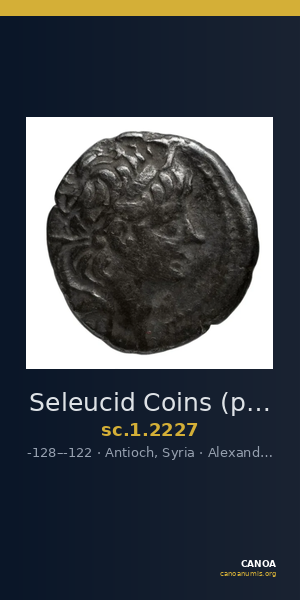 Seleucid Coins (part 2) 2227 — CANOA