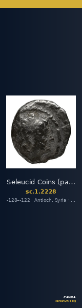 Seleucid Coins (part 2) 2228 — CANOA