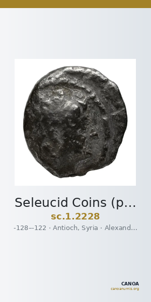 Seleucid Coins (part 2) 2228 — CANOA