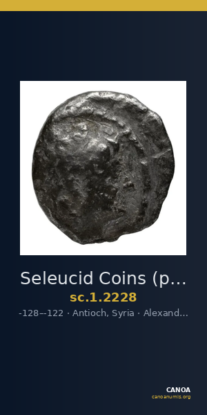 Seleucid Coins (part 2) 2228 — CANOA