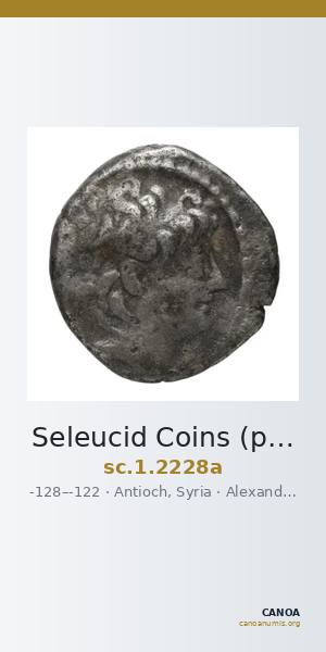 Seleucid Coins (part 2) 2228a — CANOA