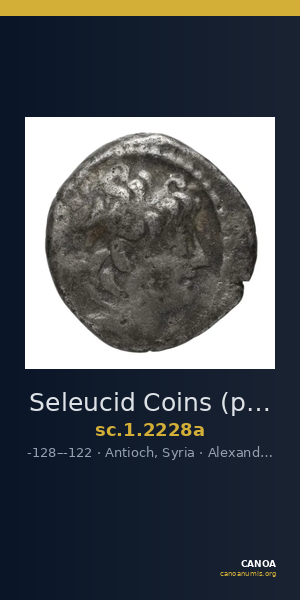 Seleucid Coins (part 2) 2228a — CANOA