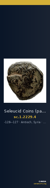Seleucid Coins (part 2) 2229.4 — CANOA