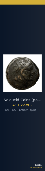 Seleucid Coins (part 2) 2229.5 — CANOA