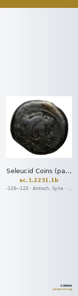 Seleucid Coins (part 2) 2231.1b — CANOA