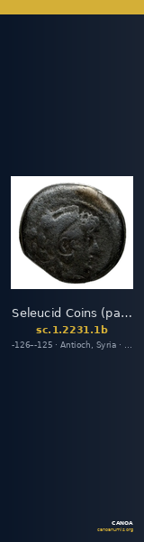 Seleucid Coins (part 2) 2231.1b — CANOA