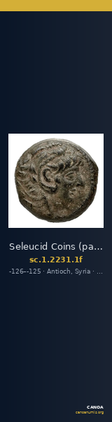 Seleucid Coins (part 2) 2231.1f — CANOA