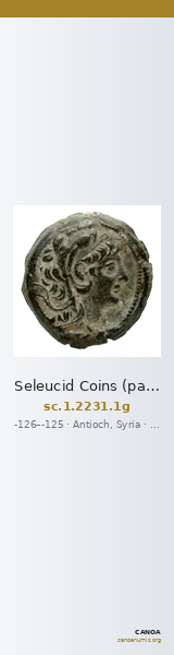 Seleucid Coins (part 2) 2231.1g — CANOA