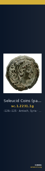 Seleucid Coins (part 2) 2231.1g — CANOA