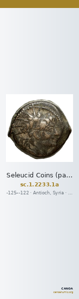 Seleucid Coins (part 2) 2233.1a — CANOA