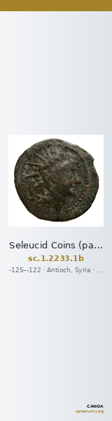 Seleucid Coins (part 2) 2233.1b — CANOA