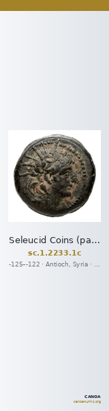 Seleucid Coins (part 2) 2233.1c — CANOA