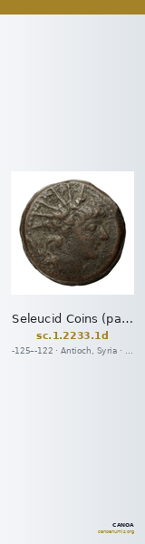 Seleucid Coins (part 2) 2233.1d — CANOA