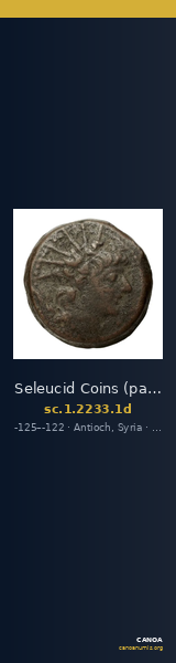 Seleucid Coins (part 2) 2233.1d — CANOA