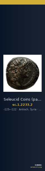 Seleucid Coins (part 2) 2233.2 — CANOA