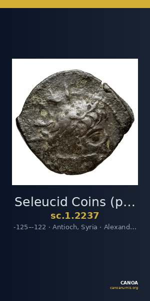 Seleucid Coins (part 2) 2237 — CANOA