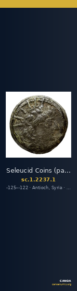 Seleucid Coins (part 2) 2237.1 — CANOA