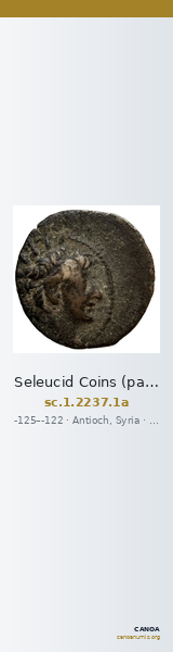 Seleucid Coins (part 2) 2237.1a — CANOA