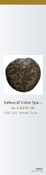 Seleucid Coins (part 2) 2237.1b — CANOA