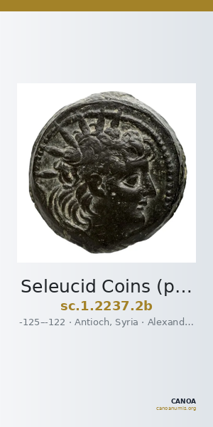 Seleucid Coins (part 2) 2237.2b — CANOA