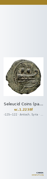 Seleucid Coins (part 2) 2238f — CANOA