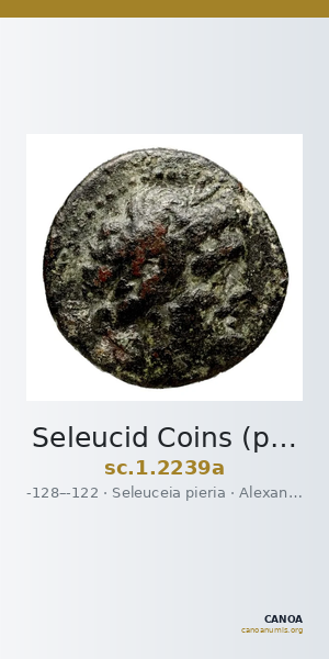 Seleucid Coins (part 2) 2239a — CANOA